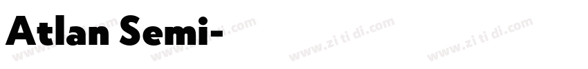 Atlan Semi字体转换